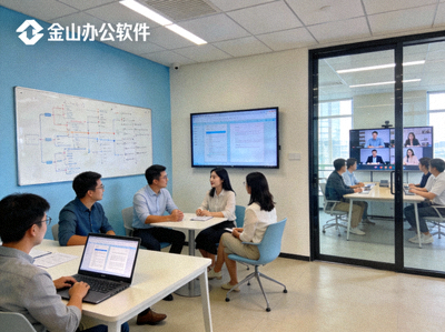 金山办公软件公司现代化的办公环境与团队协作场景
